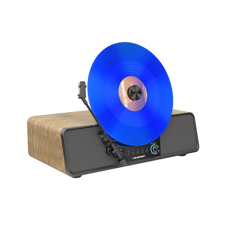 Pickup automat pentru discuri de vinil Blaupunkt, vertical, cu Bluetooth și USB, cu cap de citire Audio-Technica, compatibil cu discuri de 7" și 12", Varsovia VT200BT