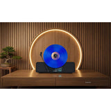 Pickup automat pentru discuri de vinil Blaupunkt, vertical, cu Bluetooth și USB, cu cap de citire Audio-Technica, compatibil cu discuri de 7" și 12", Varsovia VT200BT