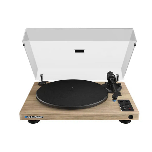 Pickup automat pentru discuri de vinil Blaupunkt, BT, USB, cu cap de citire Audio-Technica, compatibil cu discuri de 7" și 12", Varsovia AT100BT