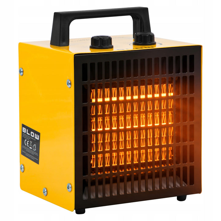 Încălzitor Blow, putere 2000 W, 2 niveluri de încălzire, termostat reglabil, protecție împotriva supraîncălzirii, 44-904#