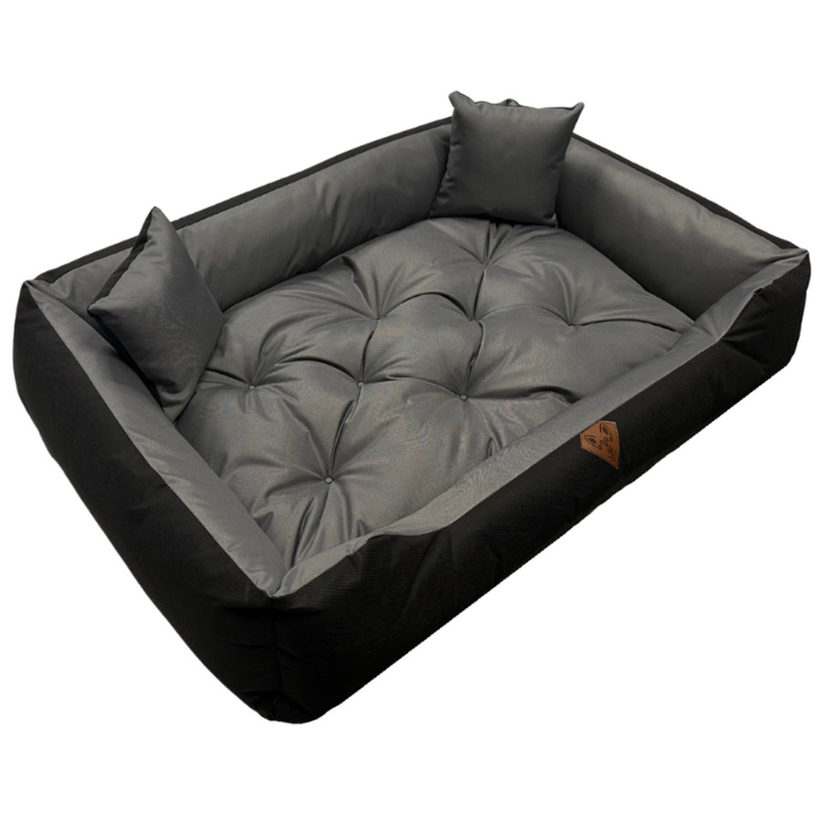 Cușcă pentru câini 75x65, Basic, gri, impermeabilă, Dogs4life