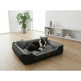 Cușcă pentru câini 75x65, Basic, gri, impermeabilă, Dogs4life