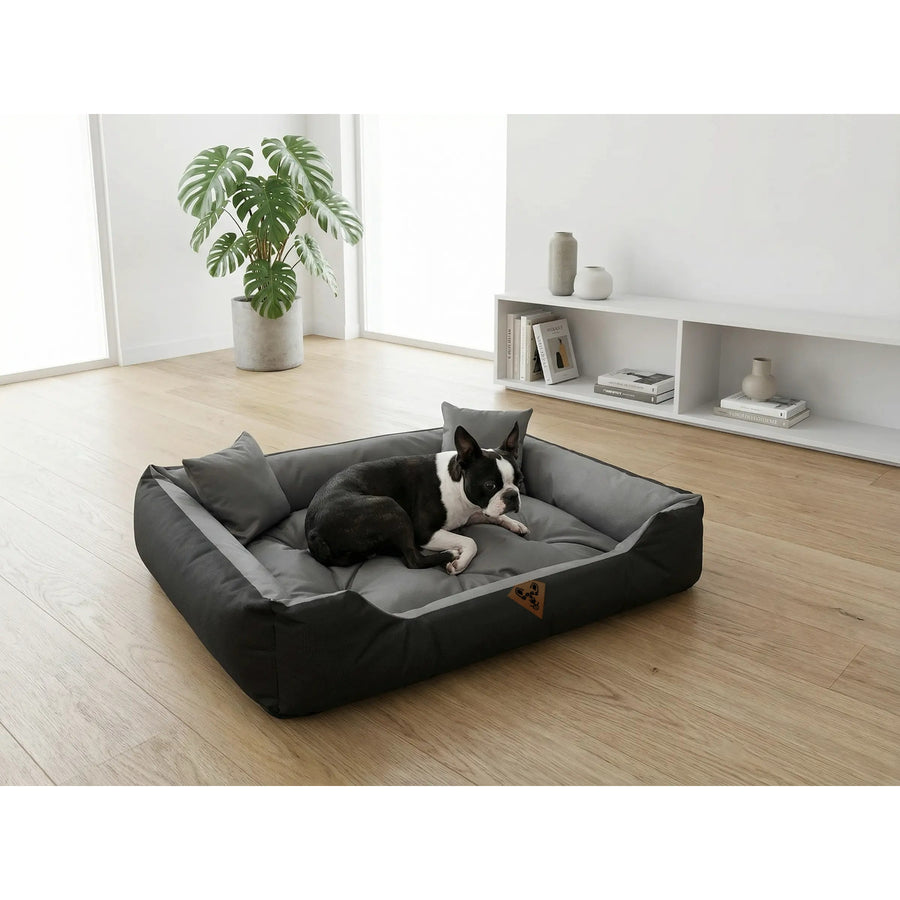 Cușcă pentru câini 75x65, Basic, gri, impermeabilă, Dogs4life