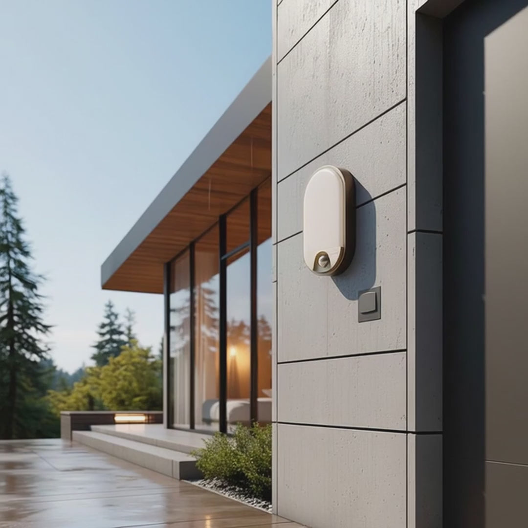 Maclean MCE340 Senzor infraroșu LED lampă de perete cu senzor de mișcare și de apus de lumină de iluminat de economisire a energiei