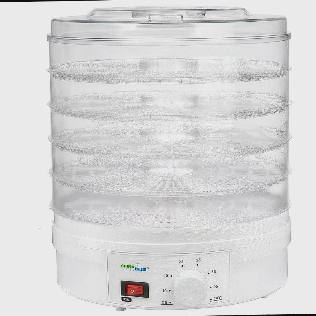 Uscator pentru legume, ciuperci, fructe si ierburi GreenBlue GB190, 5 straturi, 250 W