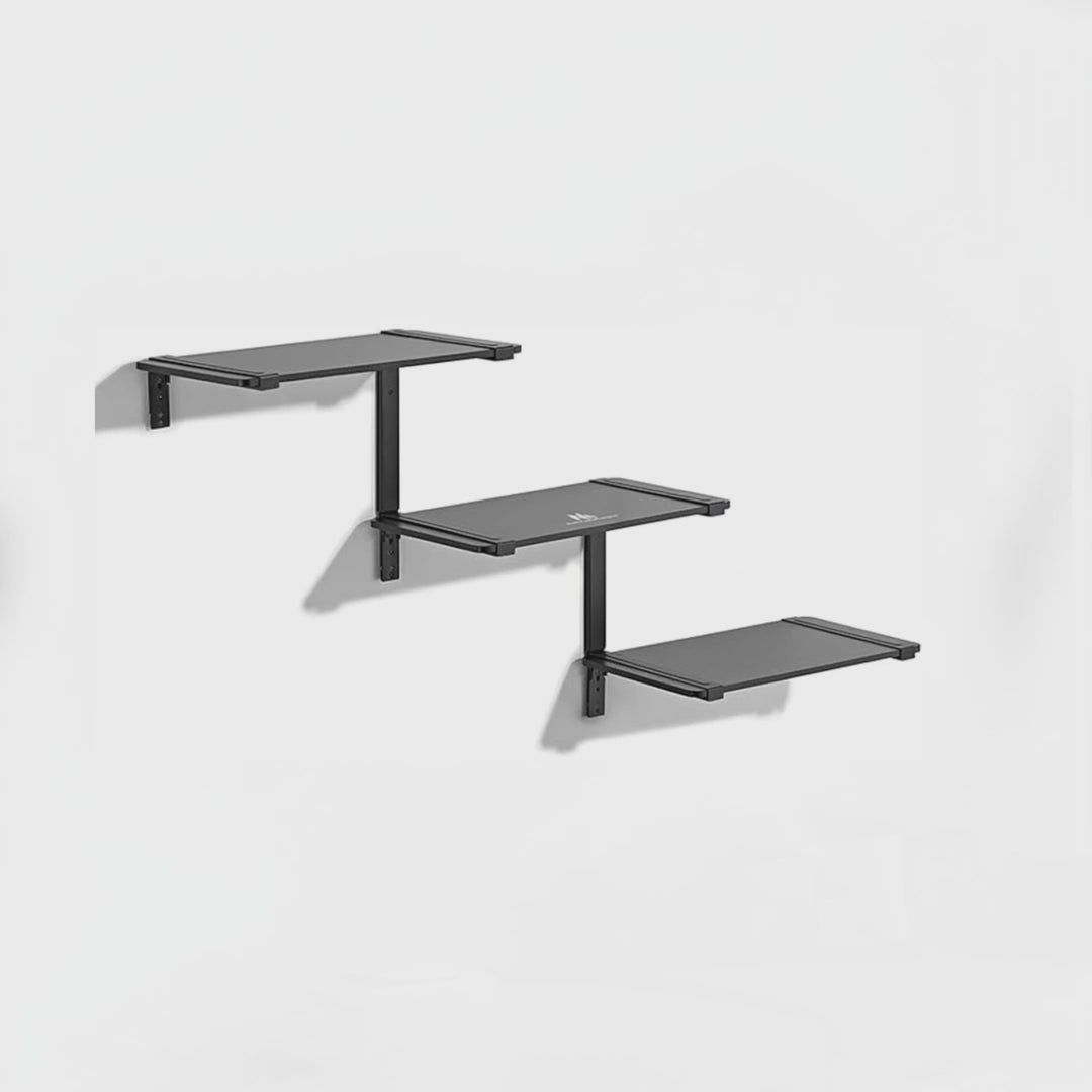 Rafturi modulare Maclean cu trei niveluri, 30 kg max, MC-974