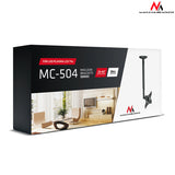 Suport TV montat pe tavan 23-42" 50 - 85 cm 30kg Maclean MC-504A B negru