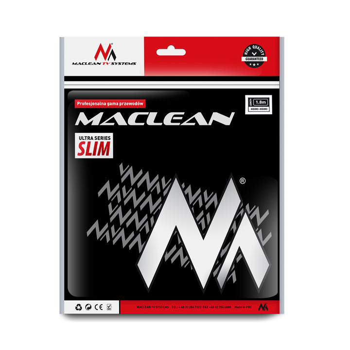 Maclean MCTV-524-1.8M Maclea Kabel HDMI 1.4v HighSpeed