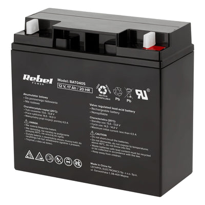 Rebel12V 17Ah baterie gel fără întreținere Rebel12V 17Ah pentru UPS