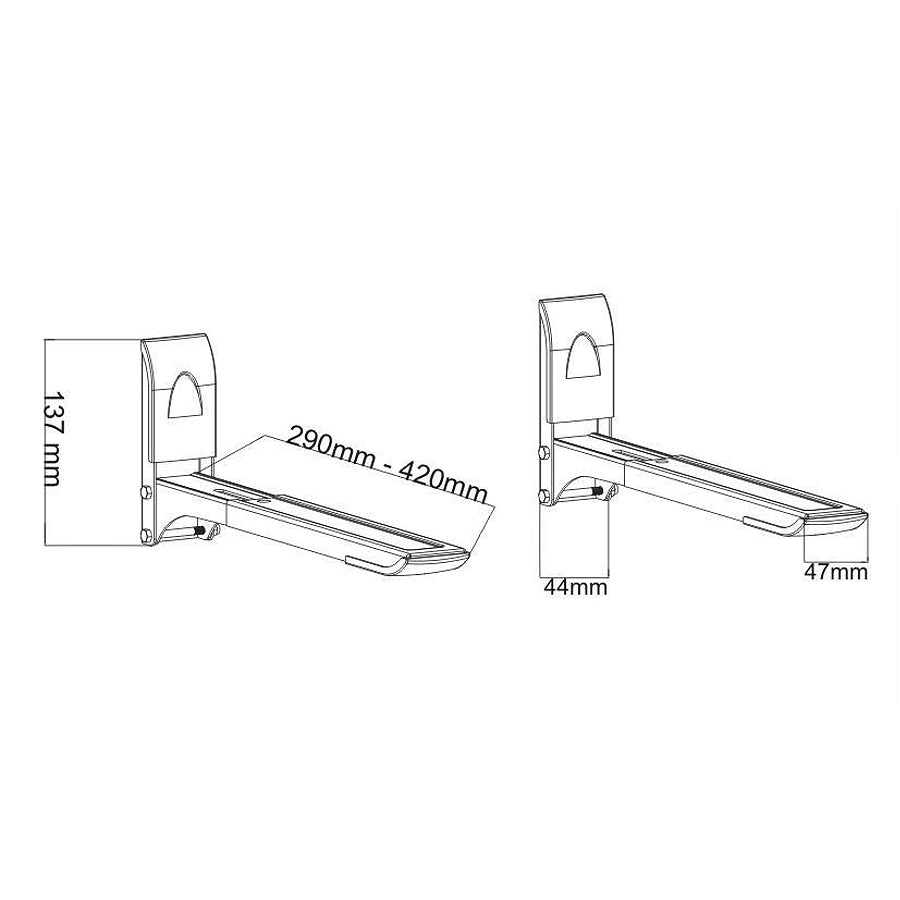 Maclean MC-607 Suport universal pentru cuptor de perete reglabil