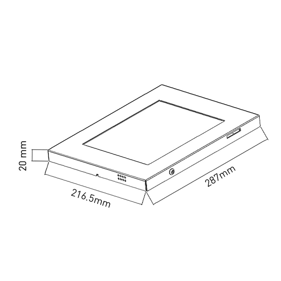 Suport tableta de perete, Macelan MC-610, pentru Samsung Galaxy Tab, negru