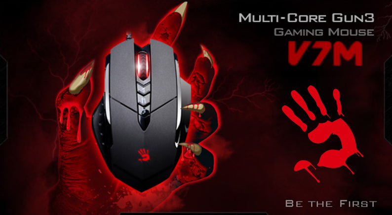 Mouse gaming A4Tech V7M Bloody, USB, 100-3200DPI