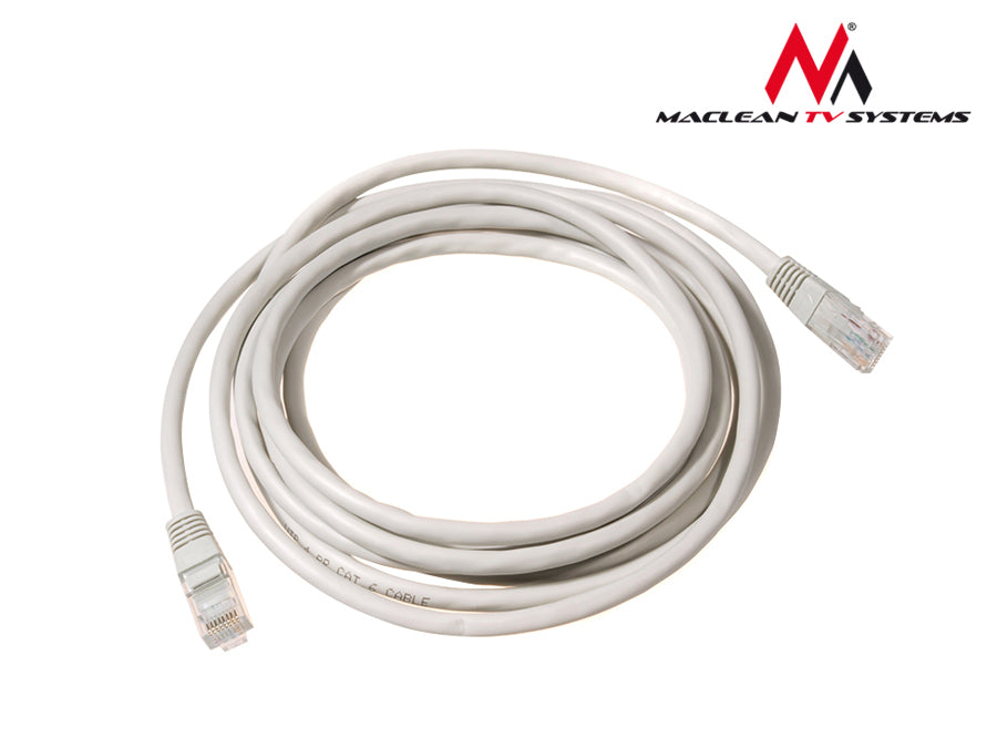 Cablu de rețea cablu patch UTP Cat.5e 24AWG, 2 x RJ45 tată 0,5 m Maclean MCTV-646