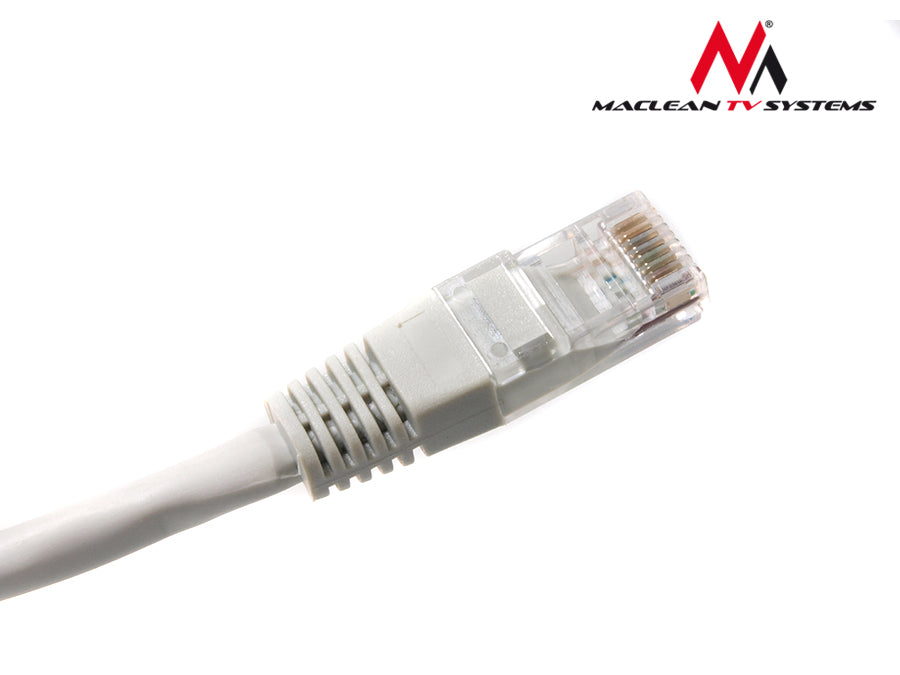 Cablu de rețea cablu patch UTP Cat.5e 24AWG, 2 x RJ45 tată 0,5 m Maclean MCTV-646