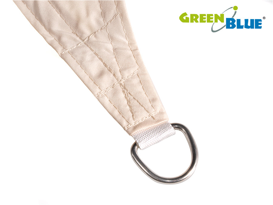 UV poliester grădină umbra gradina naviga 5m triunghi GreenBlue GB502 cremă