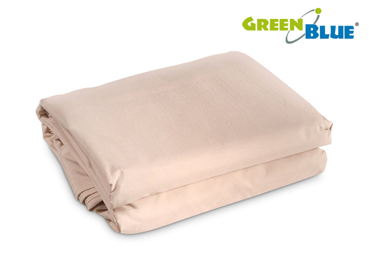 UV poliester grădină umbra gradina naviga 5m triunghi GreenBlue GB502 cremă