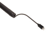Încărcător auto Maclean, spirală Lightning, 2xUSB, 5.2A, 1.8m, MCE76