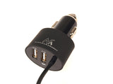 Încărcător auto Maclean, spirală Lightning, 2xUSB, 5.2A, 1.8m, MCE76