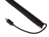 Încărcător auto Maclean, spirală Lightning, 2xUSB, 5.2A, 1.8m, MCE76