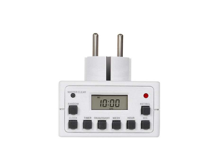 Maclean MCE30G Digital Timer Display 10 programe Switch Timer Socket