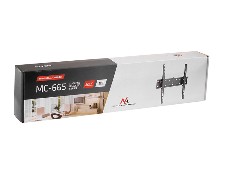 Suport pentru televizor Maclean, max VESA 400x400, 32-75", până la 40 kg, negru, MC-665