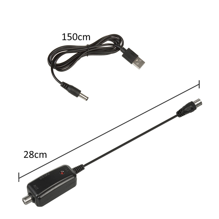 Conector USB / adaptor de alimentare pentru antena DVB-T Maclean, 5V, MCTV-697