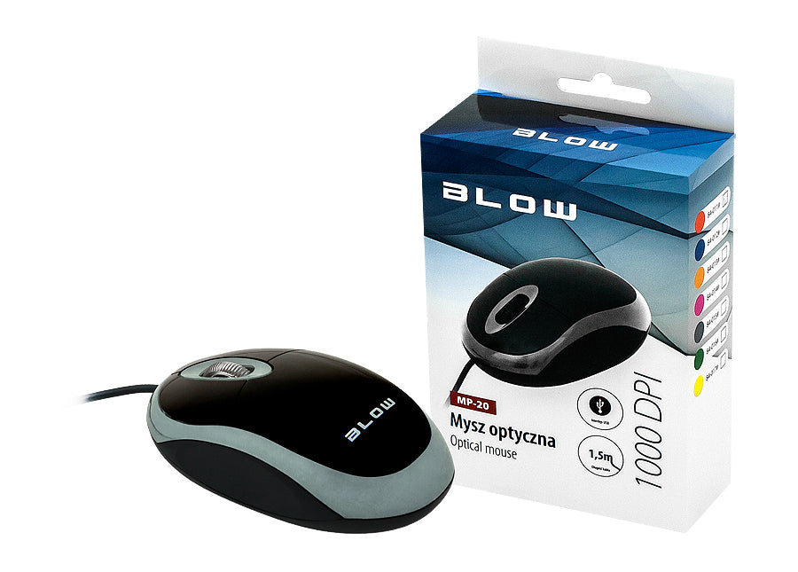 BLOW mouse-ul optic verde pentru computer USB MP-20 PC / laptop