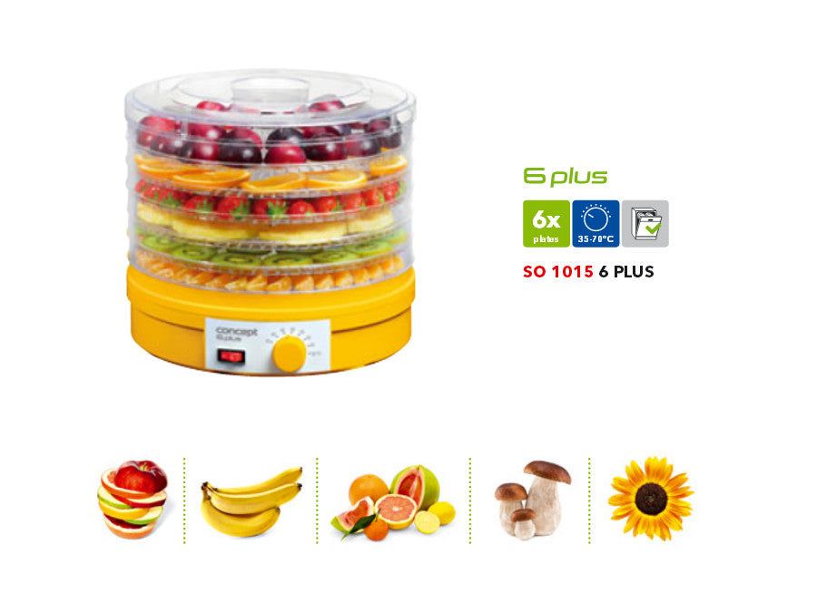 Uscător de ciuperci, fructe și ierburi Concept SO1015 6sit
