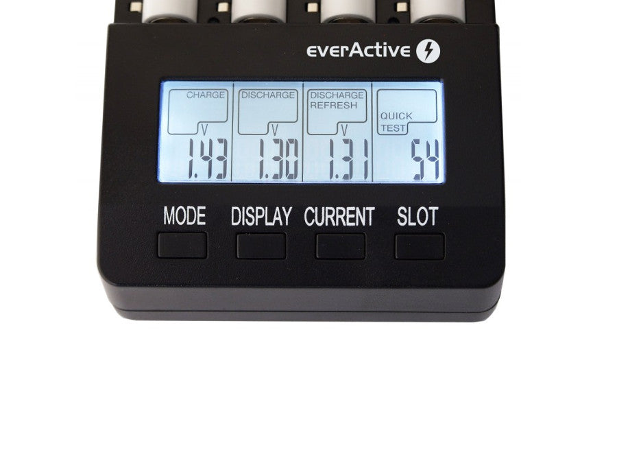Încărcător de baterii AAA R03, AA R6, Ni-MH / Ni-CD EverActive NC-3000