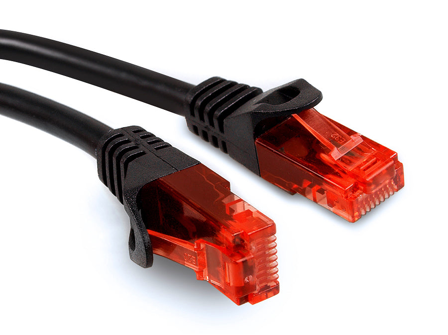 Cablu Patchcord UTP CAT6 plug-in 1m negru Maclean MCTV-740