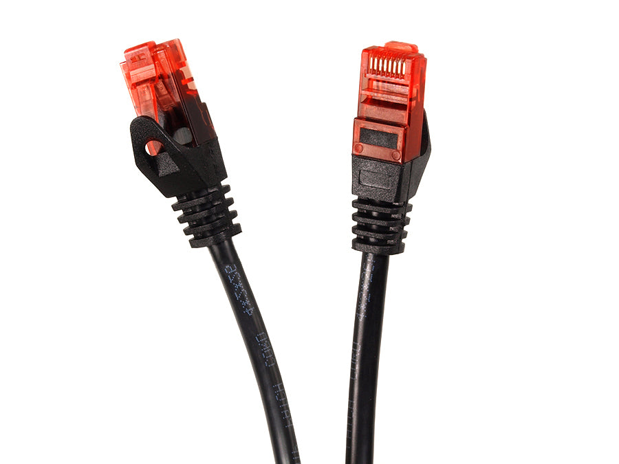 Cablu de rețea Patch Cord UTP Cat.6e 24AWG, 2 x RJ45 Tată 15m negru Maclean MCTV-739