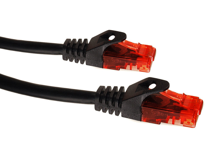 Cablu de rețea Patch Cord UTP Cat.6e 24AWG, 2 x RJ45 Tată 15m negru Maclean MCTV-739