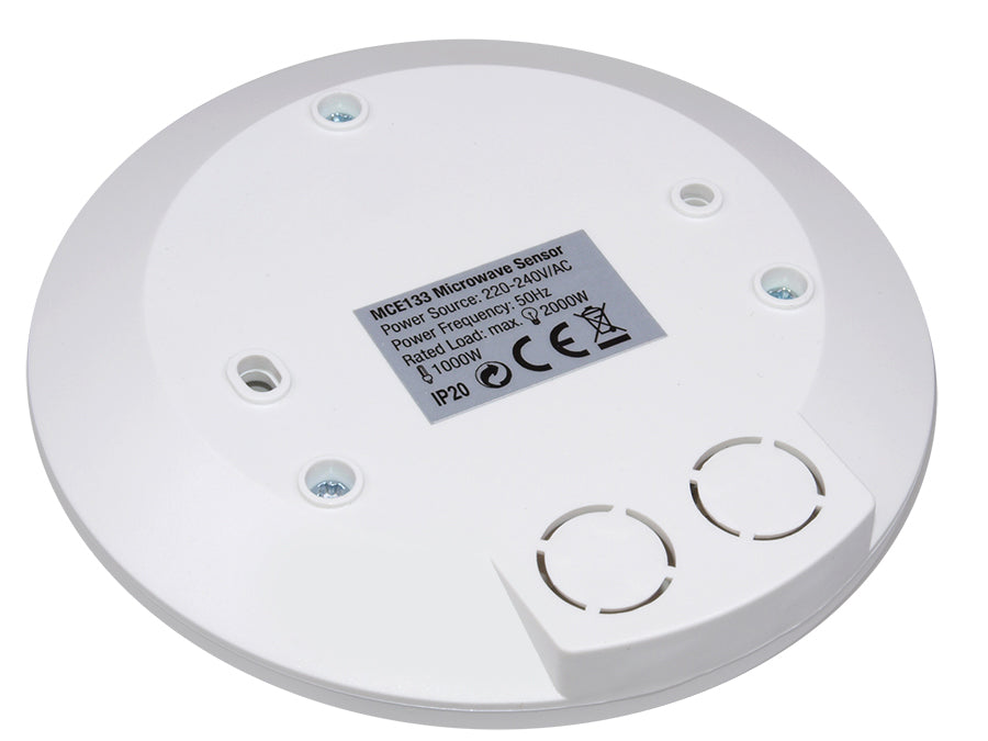 Detector de mișcare cu microunde Maclean, montare pe tavan, rază de acțiune 1m-8m, max. 2000 W, MCE133
