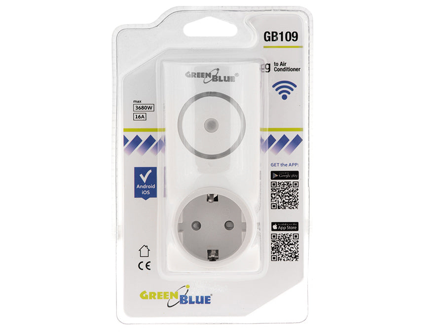 Telecomandă GreenBlue GB109 WiFi Outlet pentru Android iOS