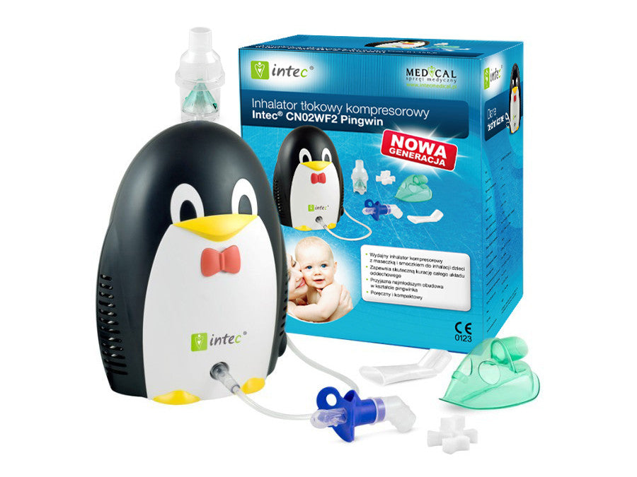 Inhalator de pinguini pentru adulți, copii Intec CN02-WF2