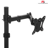 Suport de birou Maclean pentru monitor LCD, 13"-27", VESA 75x75 și 100x100, 8kg, MC-690N