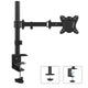 Suport de birou Maclean pentru monitor LCD, 13"-27", VESA 75x75 și 100x100, 8kg, MC-690N
