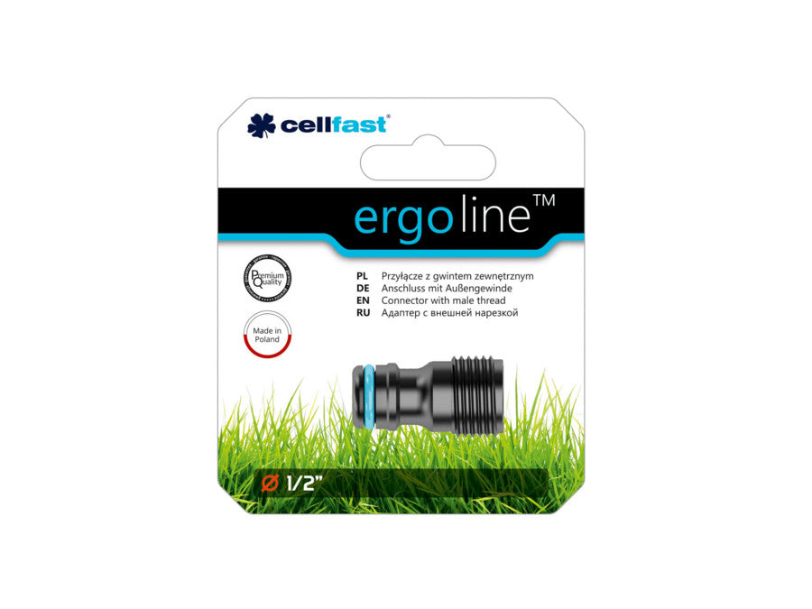 Cellfast - Racord filetat cu filet exterior - Ergo - robinet 1/2"