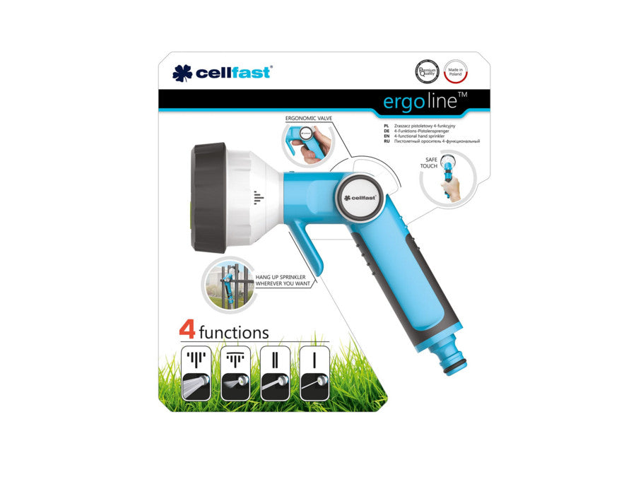 Pistol de pulverizare Cellfast Ergo Line cu 4 funcții