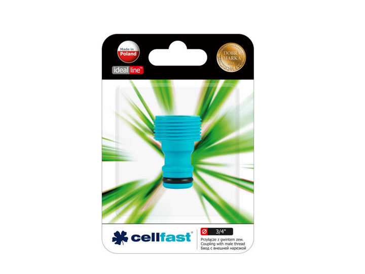 Ideal Line racord cu conector filetat masculin 3/4 "Cellfast