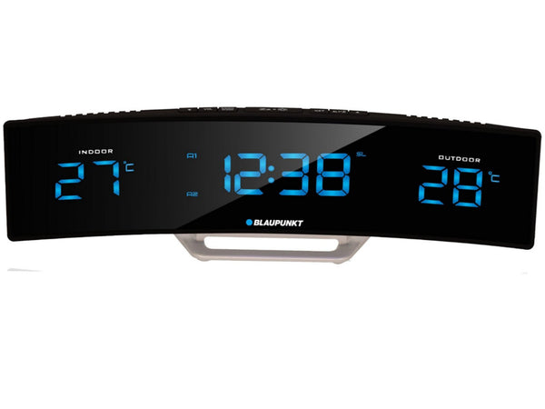 Blaupunkt CR12BK Radio ceas cu alarmă RM Afișaj LCD Senzor de temperatură Funcție Amanare