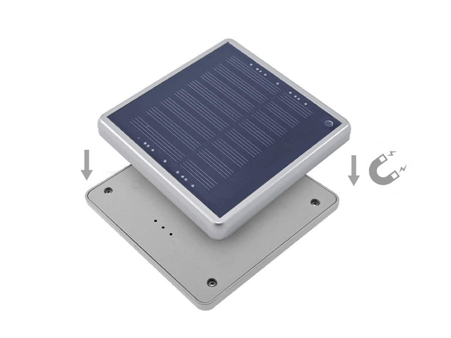 Lampă solară de înaltă calitate cu senzor de amurg sub umbrela maclean mce124