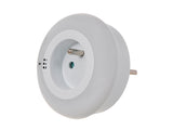 Lampă de noapte cu senzor amurg 3 LED-uri cu mufă 230V MCE122 Maclean Energy 3 culori