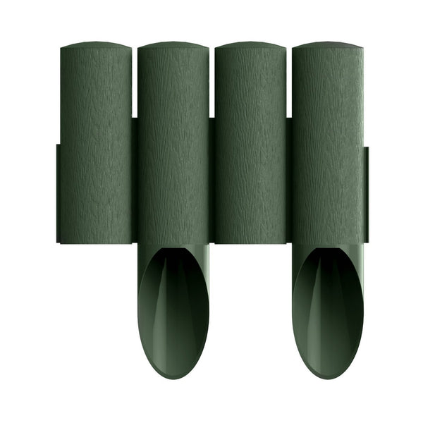 Gard de grădină Cellfast, aspect de lemn, rezistent la îngheț, lungime 2,3 m, culoare verde, 34-033