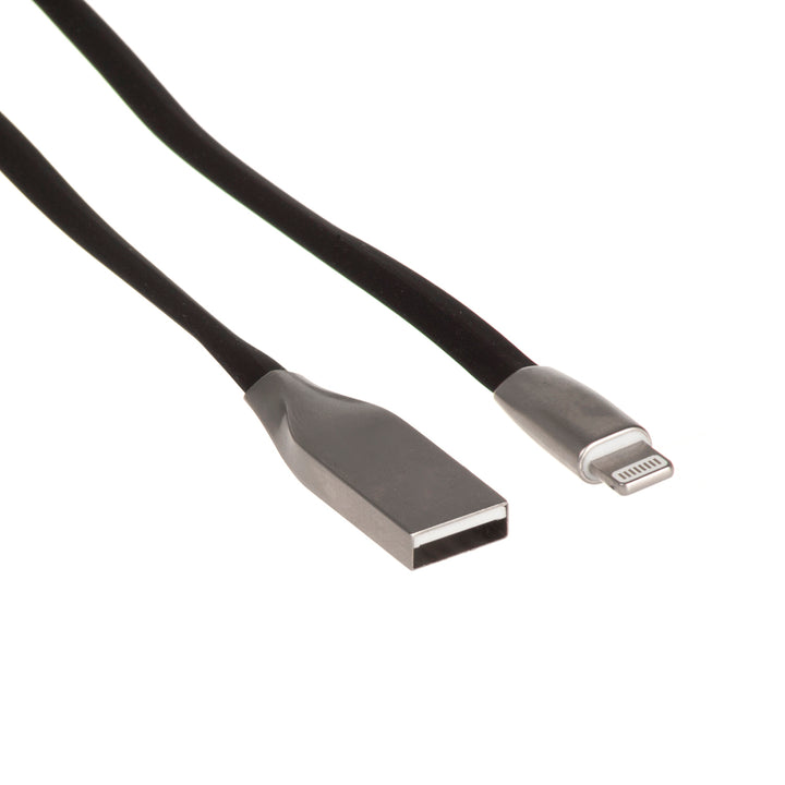 Cablu USB AM pentru Iphone 8PIN Flat 1m negru MCTV-832B