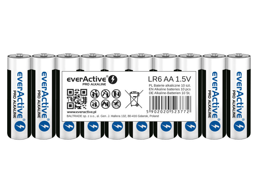 Set 10 baterii alcaline Active Pro LR6 / AA