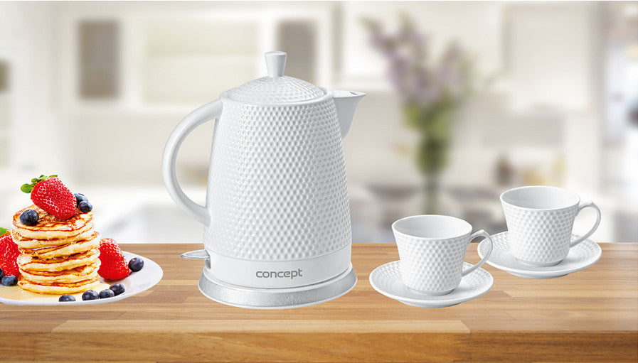 Ceainic ceramic cu cești Concept RK-0040 1.5L 1500W