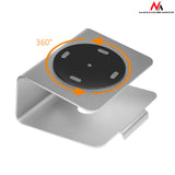 Suport pentru laptop Maclean, aluminiu, argintiu, MC-730