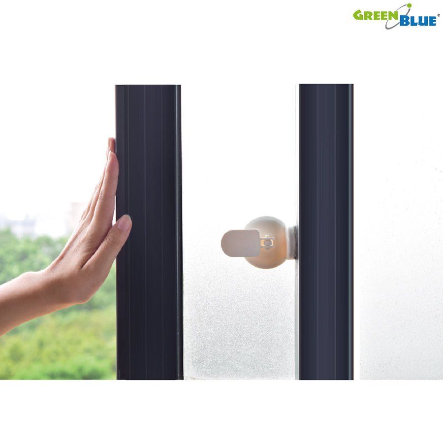 Închidere ușă glisantă 2pcs GreenBlue GB116 alb