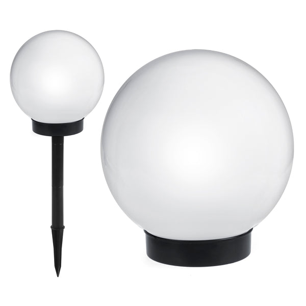 Lampa solara de gradina 20 x 53, GB123, alb, design modern